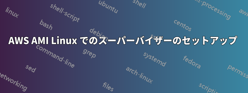 AWS AMI Linux でのスーパーバイザーのセットアップ