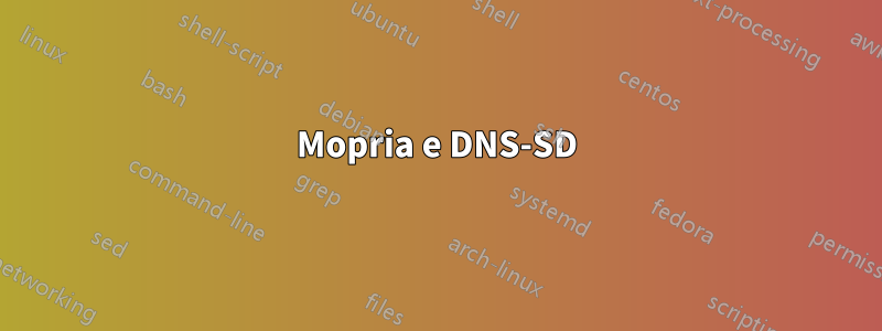 Mopria e DNS-SD