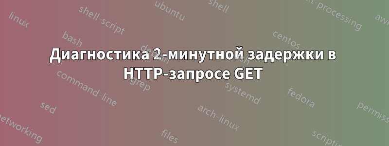 Диагностика 2-минутной задержки в HTTP-запросе GET