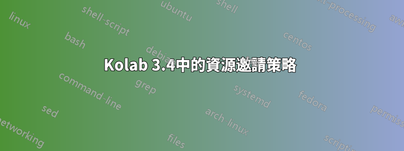 Kolab 3.4中的資源邀請策略