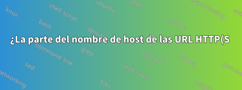 ¿La parte del nombre de host de las URL HTTP(S) realmente no distingue entre mayúsculas y minúsculas?