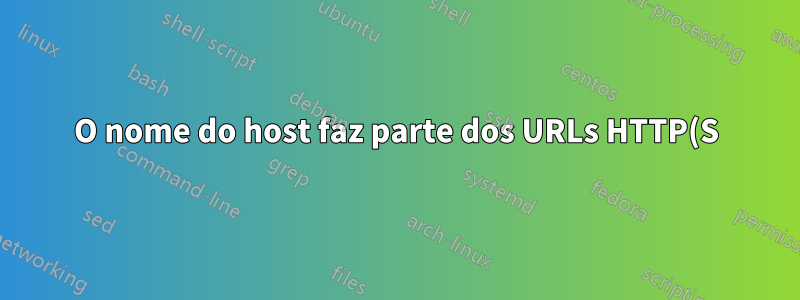 O nome do host faz parte dos URLs HTTP(S) realmente não diferencia maiúsculas de minúsculas?