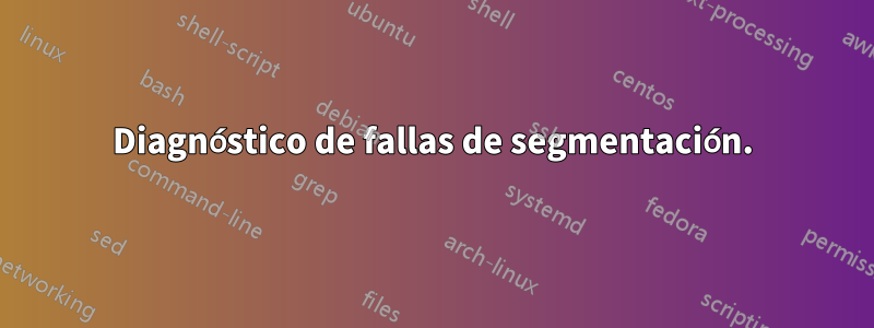Diagnóstico de fallas de segmentación.