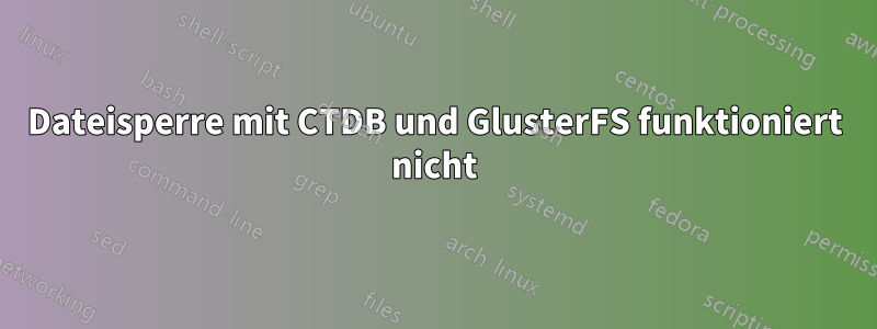 Dateisperre mit CTDB und GlusterFS funktioniert nicht