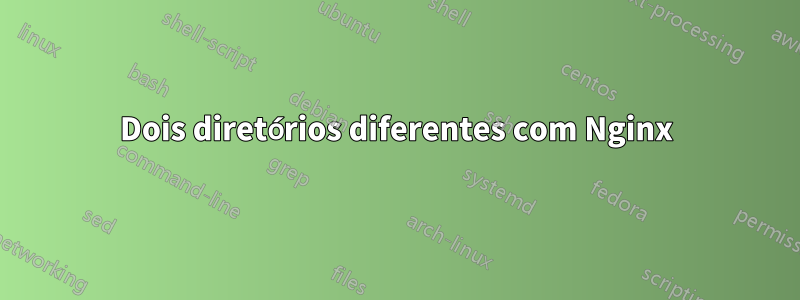 Dois diretórios diferentes com Nginx
