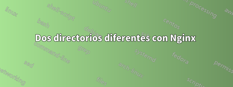Dos directorios diferentes con Nginx