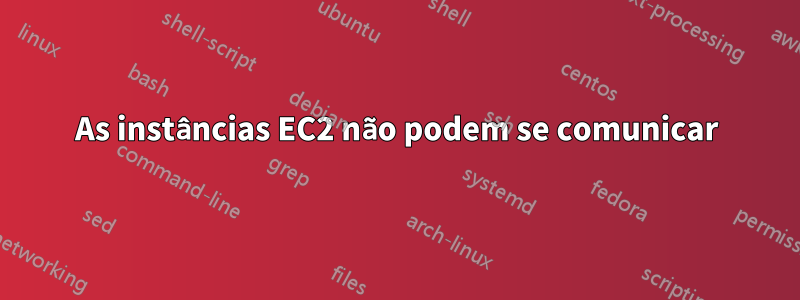 As instâncias EC2 não podem se comunicar