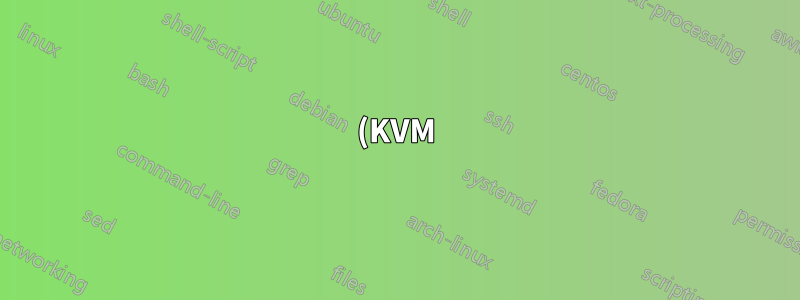(KVM) virt-manager se atasca en la solicitud de contraseña después de abrir la VM