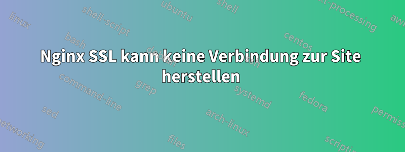 Nginx SSL kann keine Verbindung zur Site herstellen