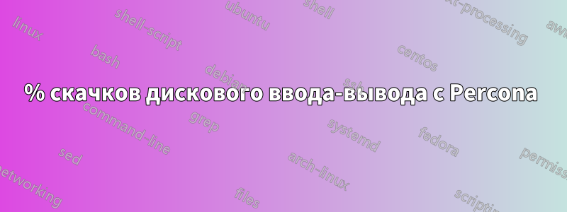 99% скачков дискового ввода-вывода с Percona