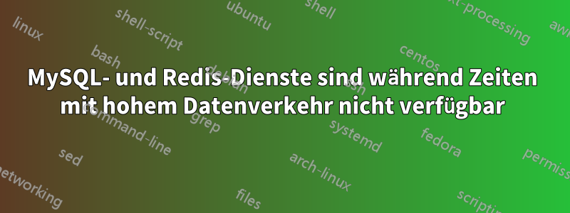 MySQL- und Redis-Dienste sind während Zeiten mit hohem Datenverkehr nicht verfügbar