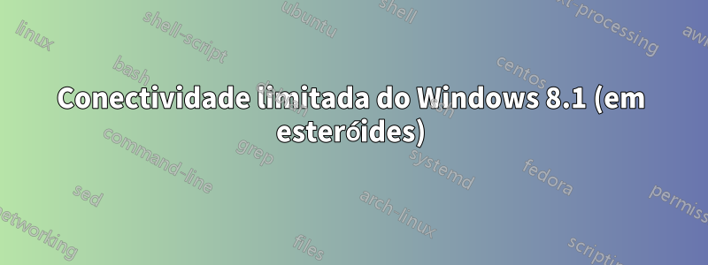 Conectividade limitada do Windows 8.1 (em esteróides)