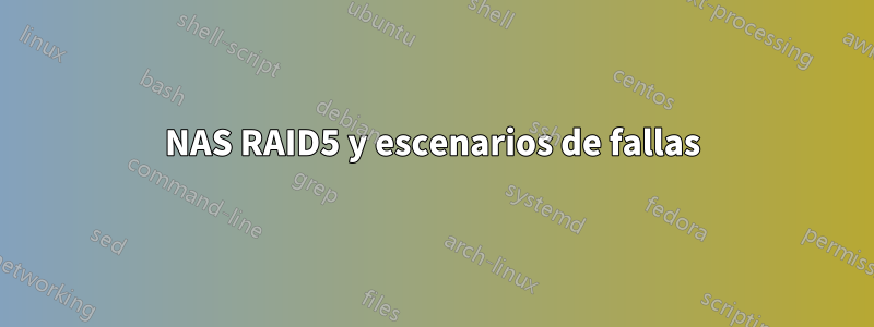 NAS RAID5 y escenarios de fallas