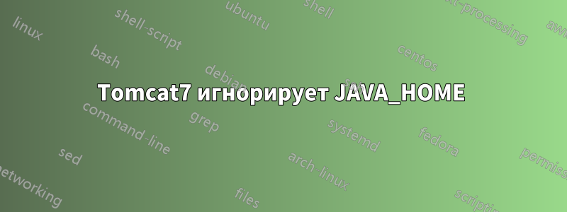 Tomcat7 игнорирует JAVA_HOME