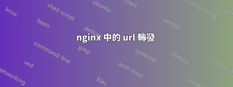 nginx 中的 url 轉發