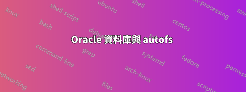 Oracle 資料庫與 autofs