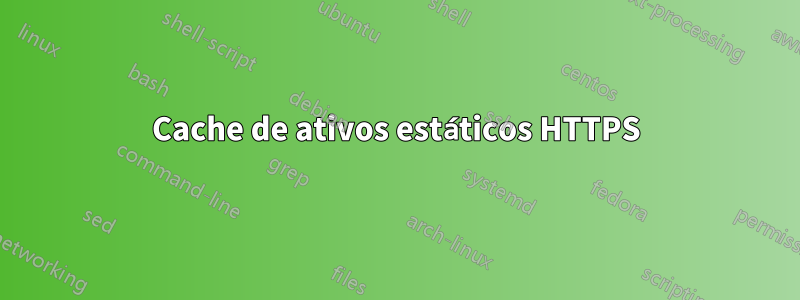 Cache de ativos estáticos HTTPS