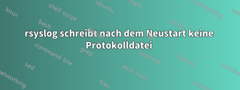 rsyslog schreibt nach dem Neustart keine Protokolldatei