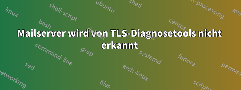 Mailserver wird von TLS-Diagnosetools nicht erkannt