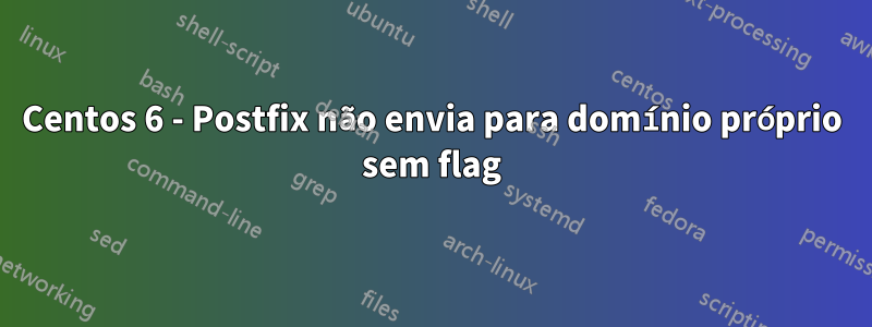Centos 6 - Postfix não envia para domínio próprio sem flag
