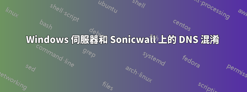 Windows 伺服器和 Sonicwall 上的 DNS 混淆