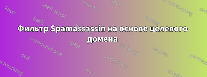 Фильтр Spamassassin на основе целевого домена