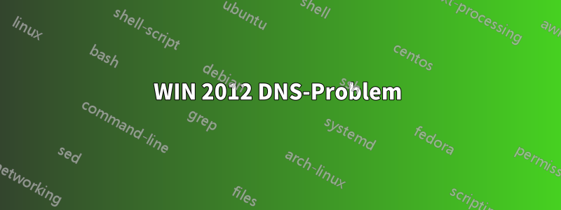 WIN 2012 DNS-Problem