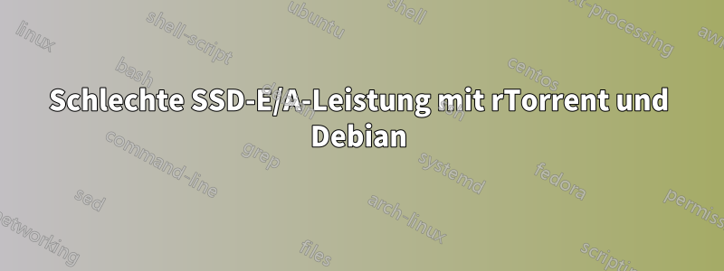 Schlechte SSD-E/A-Leistung mit rTorrent und Debian