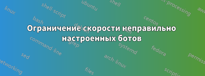 Ограничение скорости неправильно настроенных ботов