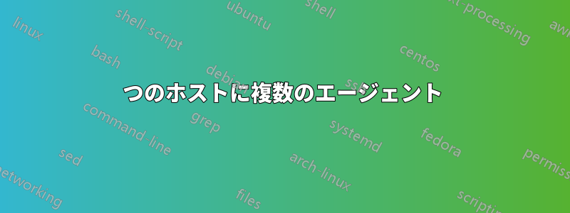 1つのホストに複数のエージェント