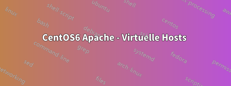 CentOS6 Apache - Virtuelle Hosts