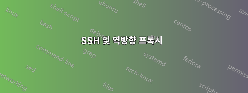 SSH 및 역방향 프록시 