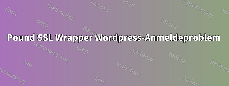 Pound SSL Wrapper Wordpress-Anmeldeproblem