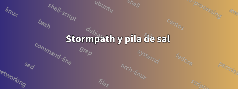 Stormpath y pila de sal