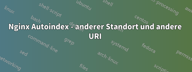 Nginx Autoindex - anderer Standort und andere URI