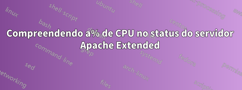 Compreendendo a% de CPU no status do servidor Apache Extended