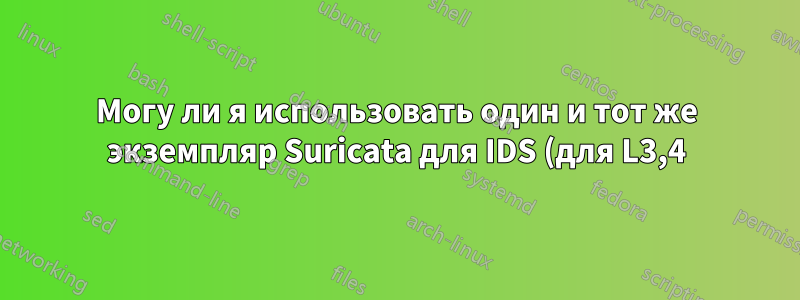 Могу ли я использовать один и тот же экземпляр Suricata для IDS (для L3,4) и IPS (для L3,L4,L7)?
