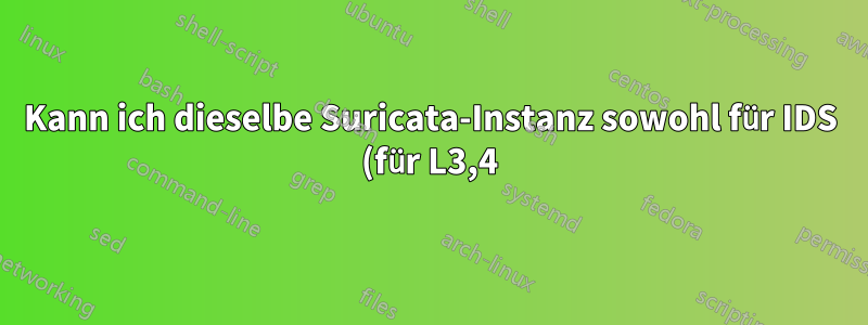 Kann ich dieselbe Suricata-Instanz sowohl für IDS (für L3,4) als auch für IPS (für L3, L4, L7) verwenden?