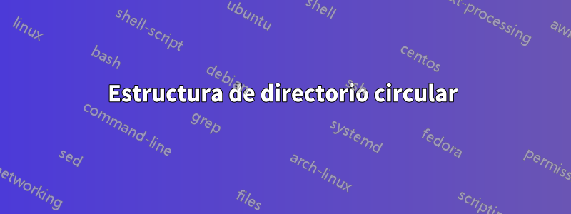 Estructura de directorio circular