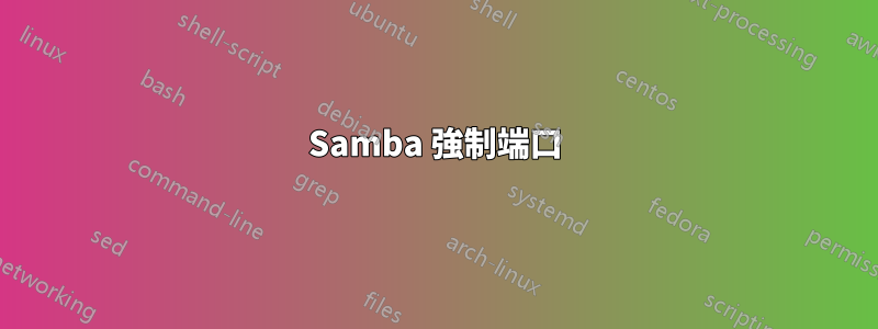 Samba 強制端口