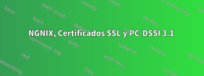 NGNIX, Certificados SSL y PC-DSSI 3.1