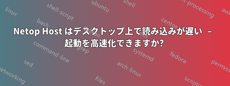 Netop Host はデスクトップ上で読み込みが遅い – 起動を高速化できますか?