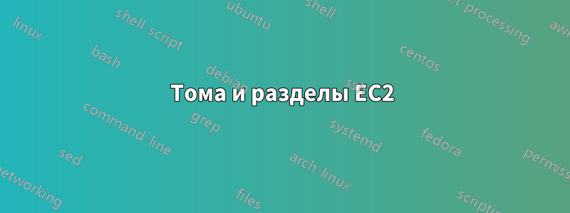 Тома и разделы EC2