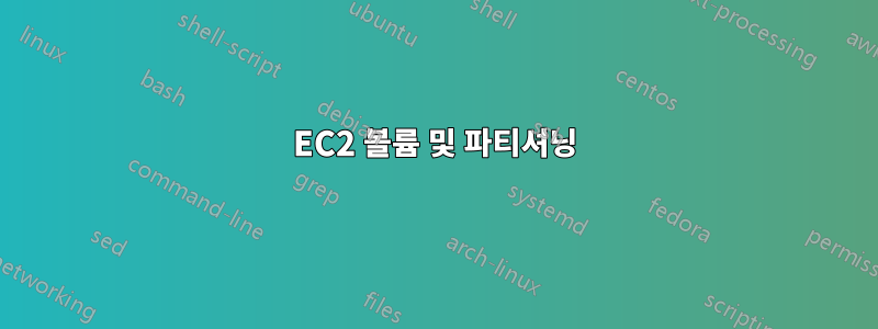 EC2 볼륨 및 파티셔닝