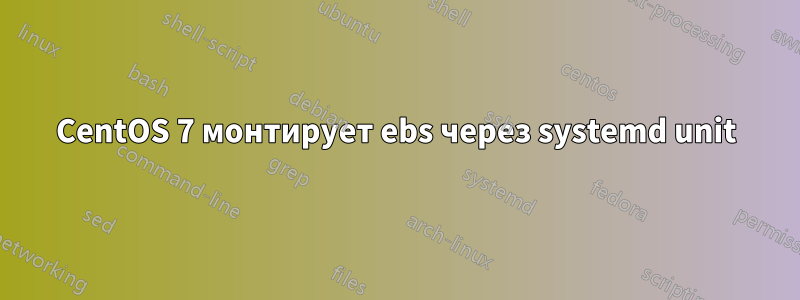 CentOS 7 монтирует ebs через systemd unit