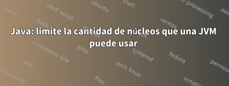 Java: limite la cantidad de núcleos que una JVM puede usar