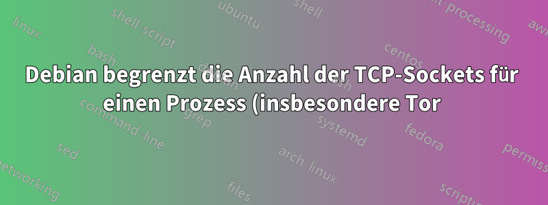 Debian begrenzt die Anzahl der TCP-Sockets für einen Prozess (insbesondere Tor) auf OpenVZ