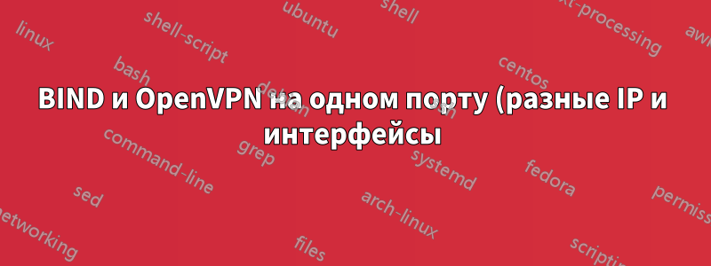 BIND и OpenVPN на одном порту (разные IP и интерфейсы)