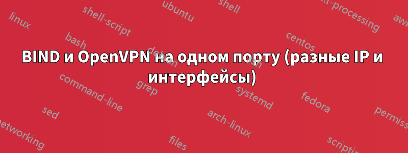 BIND и OpenVPN на одном порту (разные IP и интерфейсы)