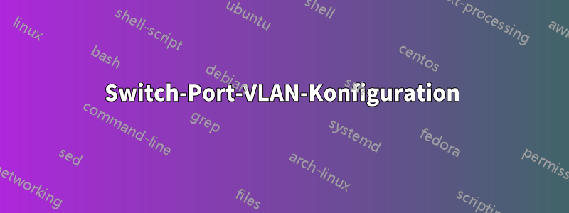 Switch-Port-VLAN-Konfiguration